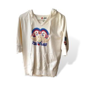 Lucky Brand "Peace & Love" Vintage Hoodie
